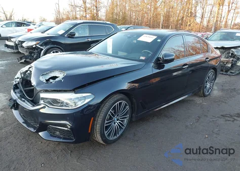 2017 BMW 540I xDrive из США, поврежденный, VIN WBAJE7C38HG479031